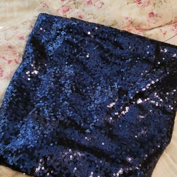 HOST PICK Navy sequined party dress - Picture 2 of 4